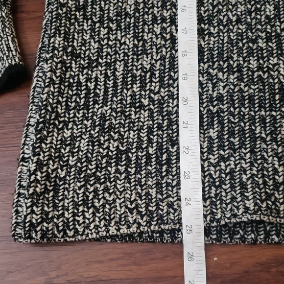 Rag And Bone Women's Black White Chunky Knit Sweater Size XXS Chic Feminine - Picture 4 of 6